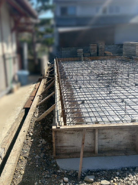 基礎配筋工事②