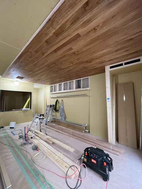 大工工事（下がり天井）