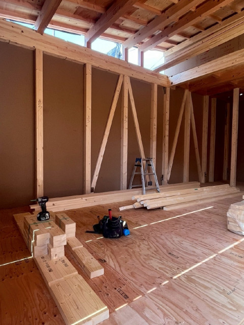 大工工事（筋交い・間柱）