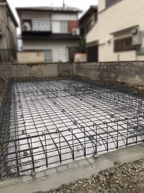 基礎配筋工事