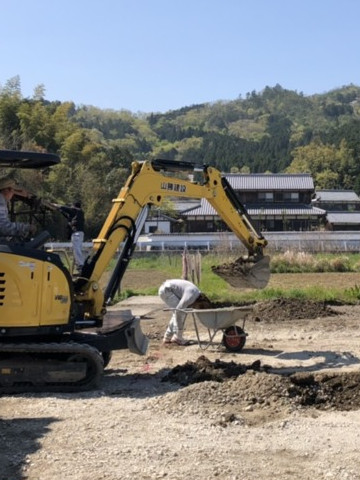 基礎工事着工