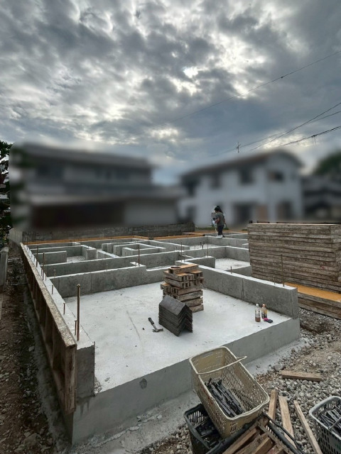 基礎型枠取り外し