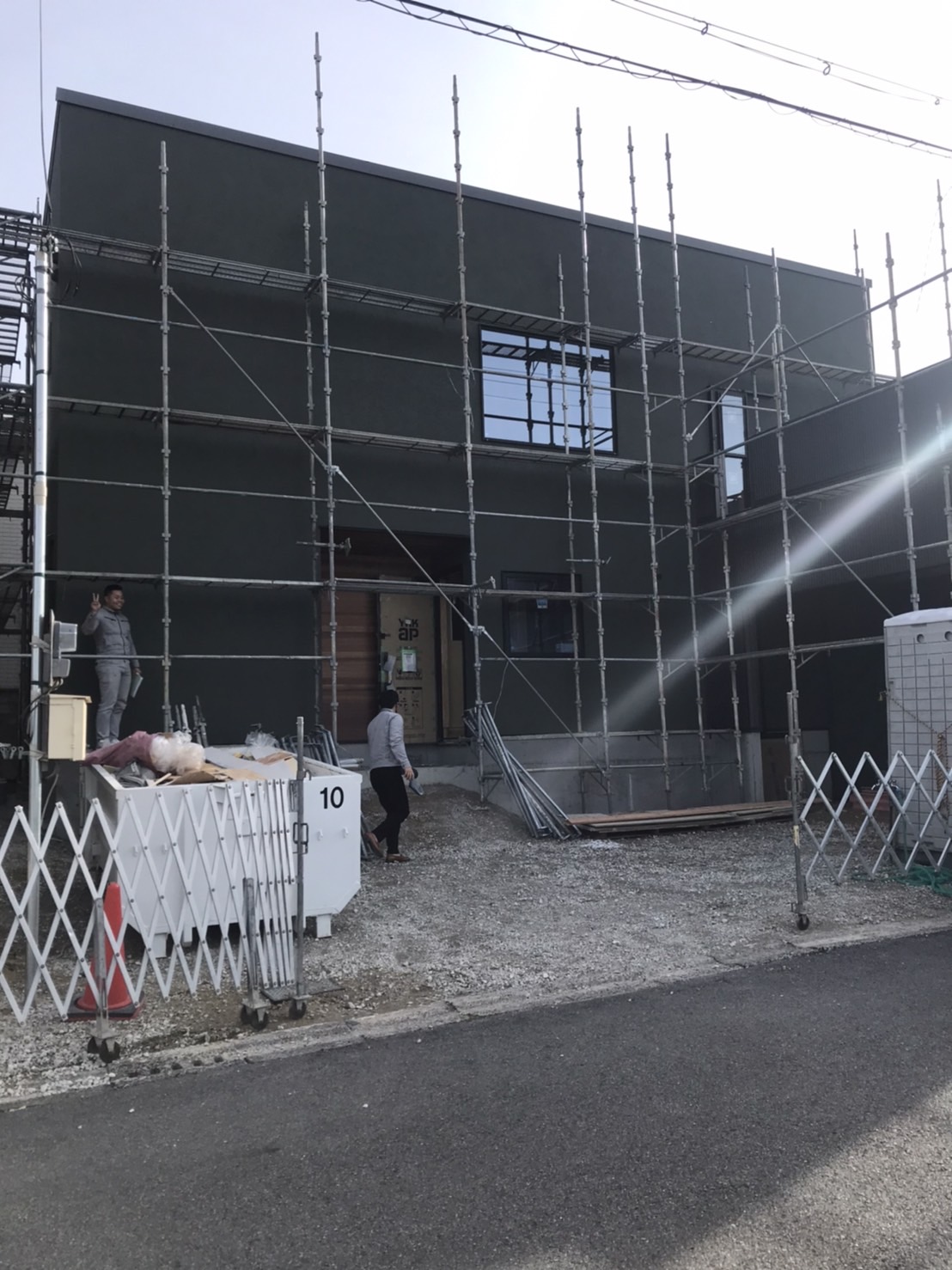 現場でのスタッフの様子
