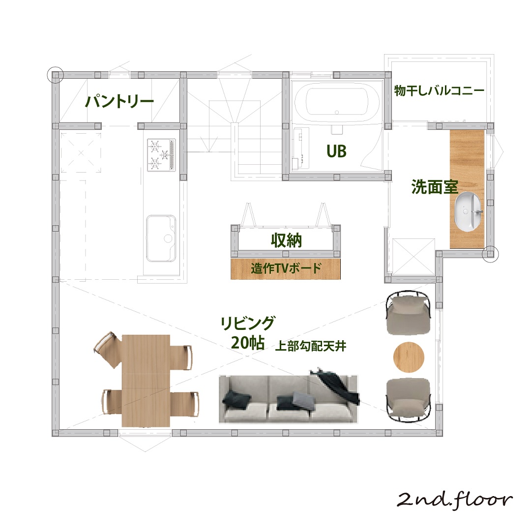 分譲住宅間取り図